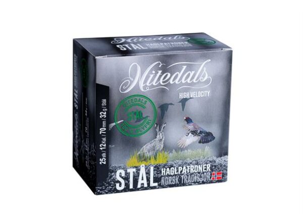 Nitedals Stål 12/70 High Velocity (pk a 25 stk)