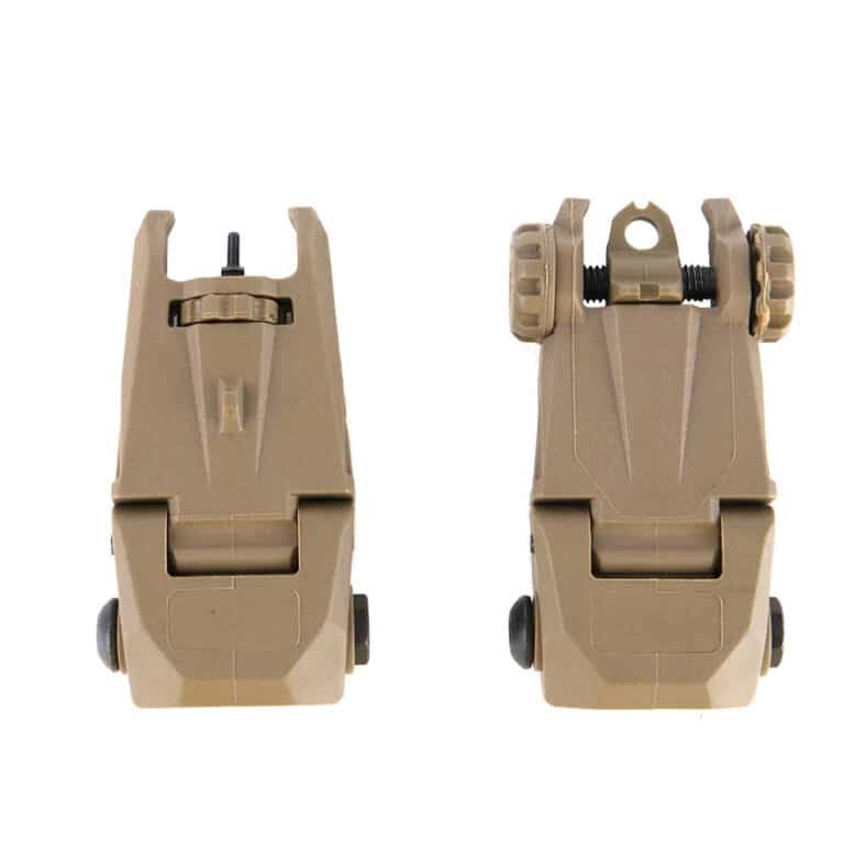 Breacher Ar Flip Up Sight Set Fde Glw