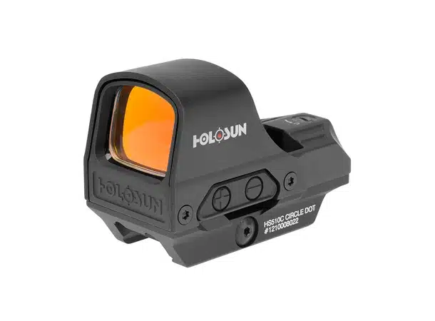 Holosun HS510C reflekssikte for rifle 2 MOA prikk, 65 MOA sirkel rød