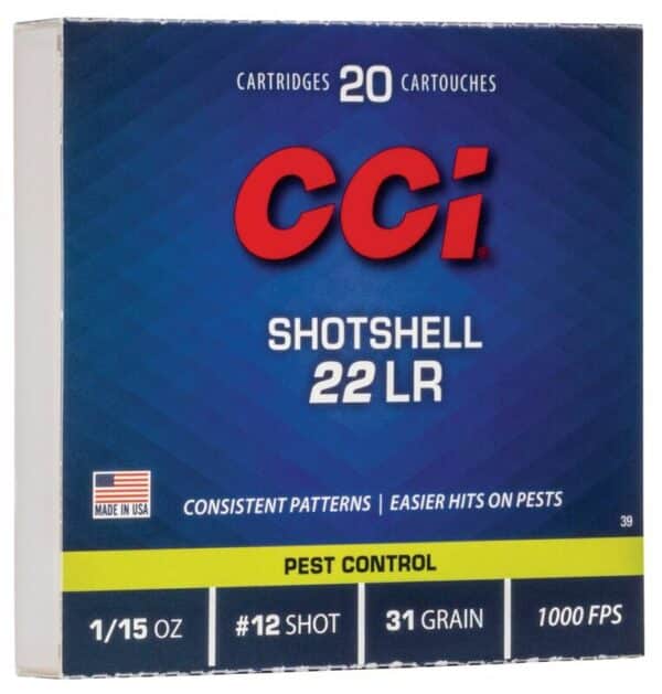 CCI 22 LR Rimfire Shotshell-pest control