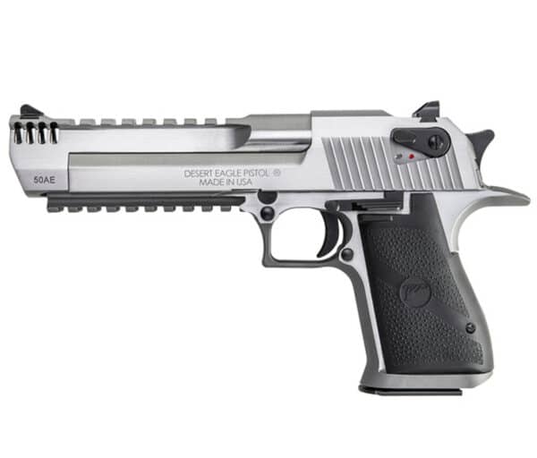 Desert Eagle, .44 Magnum, Stainless with Integral Muzzle Brake