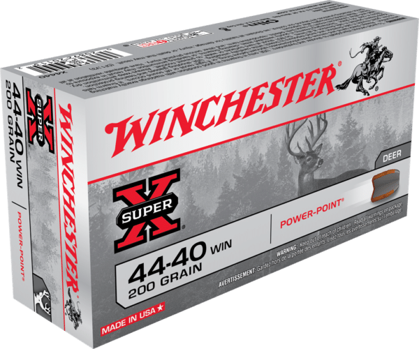 Winchester Ammo Super X Centerfire Rifle 44-40 Win 200 gr Soft Point 50pk