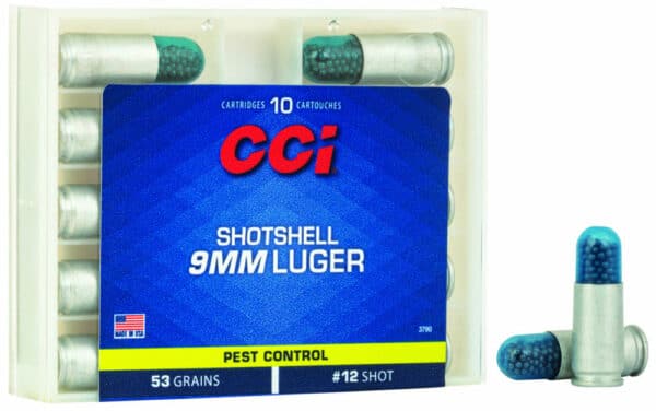 CCI Pest Control Shotshell 9mm Luger 53 gr Shotshell #12 Shot