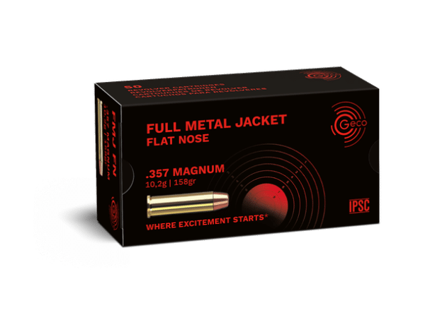 GECO .357 Mag 158gr FMJ Flat Nose