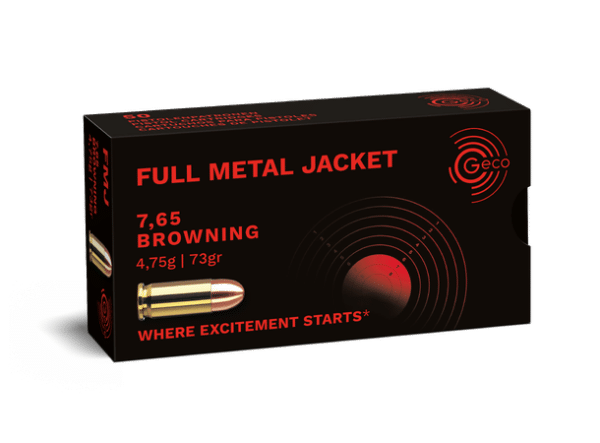 GECO 7,65 Browning 73 gr FMJ