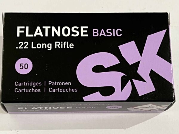 SK Flatnose Basic .22lr  1076 fps-50pk