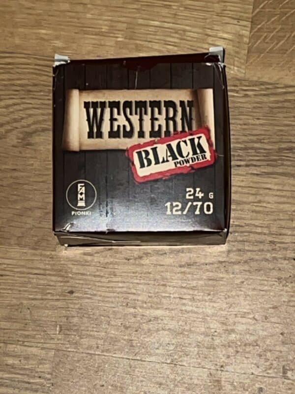 Western Blackpowder ammo til hagle cal 12/70 24g-25pk