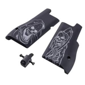 DE357/44/50 Grim Reaper Black Grips