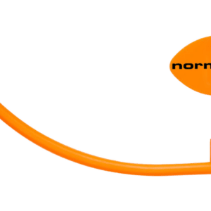 Kammerflagg grovkaliber Forsterket versjon, oransje, m/logo