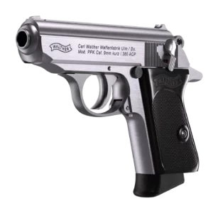 Walther PPK 3.3" Stainless 6RD .380 ACP