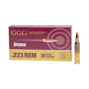 GGG,.223 Rem 69gr 20pk