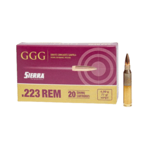 GGG,.223 Rem 77gr 20pk